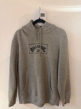 Grey Billabong sweater hoodie (M)